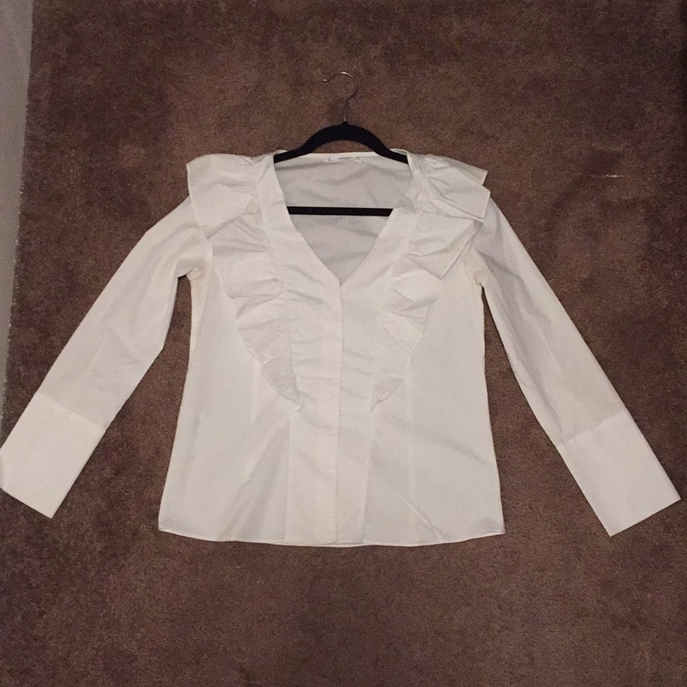 Mango white blouse